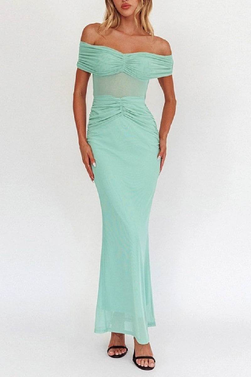 Mermaid Maxi Stretch Formal Evening Dresses 917758883837 - COCOMELODY